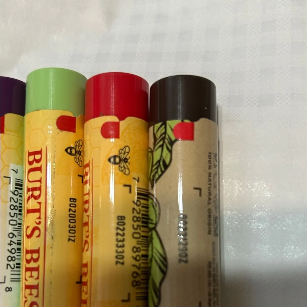 Burt's Bees Lip Balm Collection - Yellow, Purple, White, Green, Brown